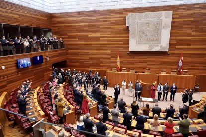 Toma de posesión como presidente de la Junta de Mañueco - Las Cortes.- ICAL