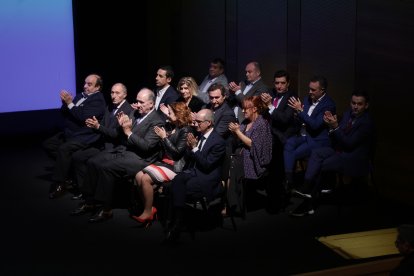 Los premiados de la Posada 2022 en un instante de la gala. PHOTOGENIC