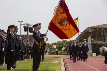 Celebración del acto de jura de la nueva promoción de la Policía Nacional en Ávila. -ICAL