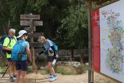 Camino Lebaniego a su paso por Palencia. -ICAL