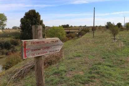 Camino Lebaniego a su paso por Palencia. -ICAL