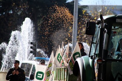 Manifestación por la agricultura y la ganadería organizada por UCCL. -ICAL.