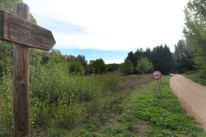 Camino Lebaniego a su paso por Palencia. -ICAL