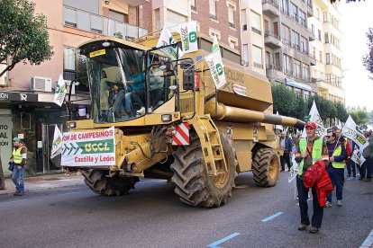 Manifestación por la agricultura y la ganadería organizada por UCCL. -ICAL.