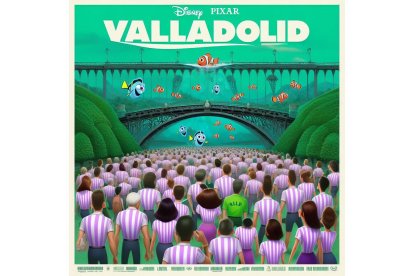 Los blanquivioletas vallisoletanos observan a sus nuevos vecinos: Nemo y Dory en el río Pisuerga. BING IMAGE CREATOR DE MICROSOFT