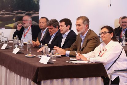 El rey asistió a un debate sobre la generación de opinión en redes. ICAL