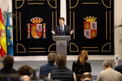 Toma de posesión de Mañueco como presidente de la Junta - Alfonso Fernández Mañueco.- J. M. LOSTAU