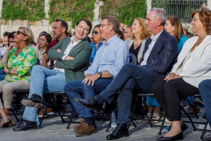 Visita de Mañueco y Feijóo a Segovia.- ICAL