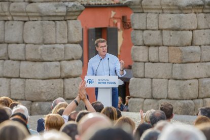 Visita de Mañueco y Feijóo a Segovia.- ICAL