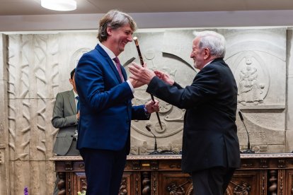 Pleno de Constitución de la Corporación Municipal de Ayuntamiento de Soria en el que Carlos Martínez revalida su cargo como alcalde de Soria