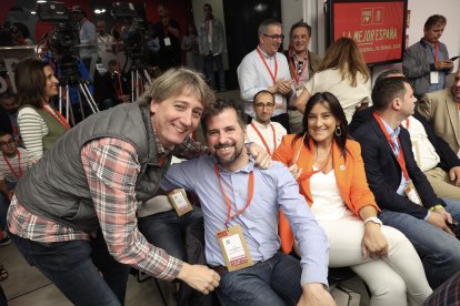El secretario general del PSCyL, Luis Tudanca, encabeza la delegación de los socialistas de la Comunidad. ICAL