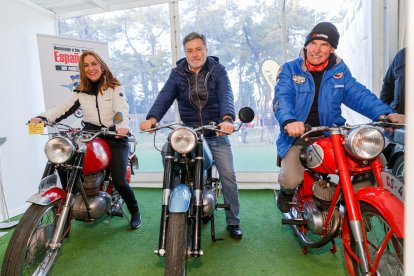 Virginia Barcones, Francisco Vázquez y Miguel Perellada. -ICAL