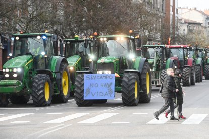 Tractorada en Burgos. -ICAL