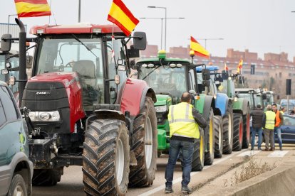 Tractorada en Valladolid. -ICAL