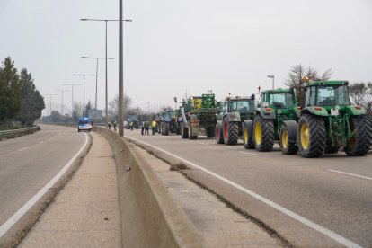 Tractorada en Valladolid. -ICAL