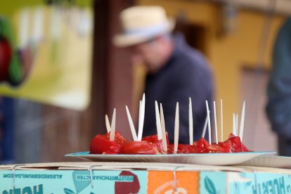 Feria del tomate de Mansilla de las Mulas, en León.- ICAL