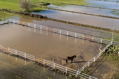 Inundaciones en la provincia de Salamanca tras las intensas lluvias del fin de semana. ICAL