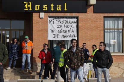 Tractorada en Soria. -ICAL