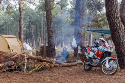 Concentración motera de 'La Leyenda' en Segovia.- ICAL