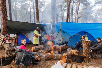 Concentración motera de 'La Leyenda' en Segovia.- ICAL