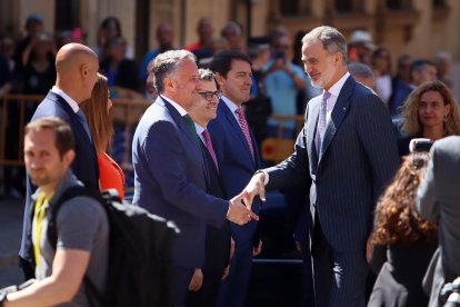 El rey inaugura en León la cumbre europea sobre parlamentarismo. / ICAL
