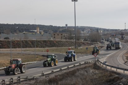 Tractorada en Soria. -ICAL