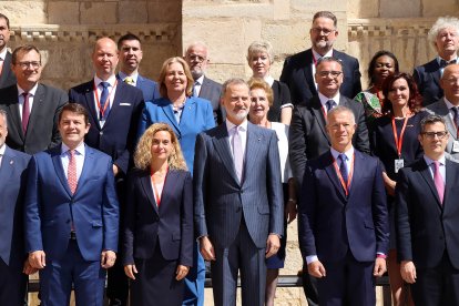 El rey inaugura en León la cumbre europea sobre parlamentarismo. / ICAL