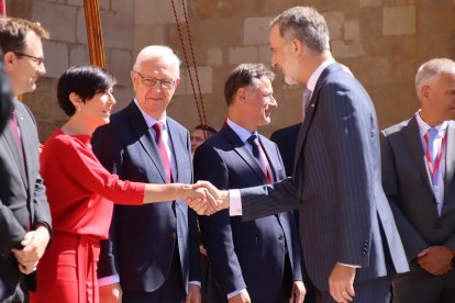 El rey inaugura en León la cumbre europea sobre parlamentarismo. / ICAL