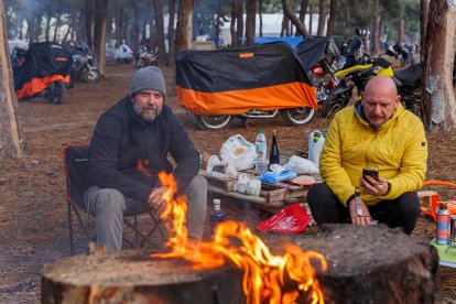 Concentración motera de 'La Leyenda' en Segovia.- ICAL
