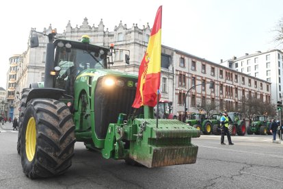 Tractorada en Burgos. -ICAL