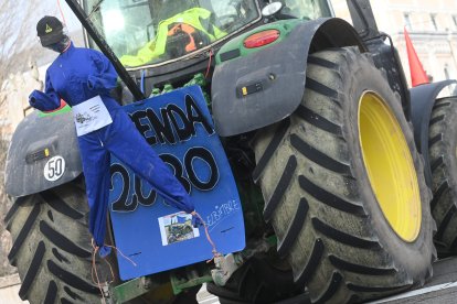 Tractorada en Burgos. -ICAL