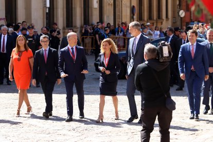 El rey inaugura en León la cumbre europea sobre parlamentarismo. / ICAL