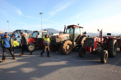 Tractorada en Ponferrada. -ICAL