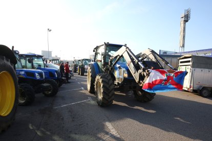 Tractorada en Ponferrada. -ICAL