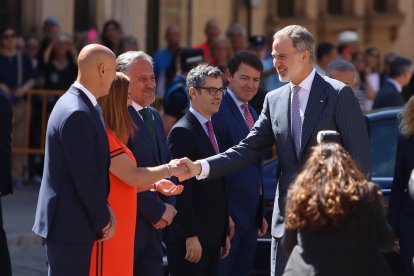El rey inaugura en León la cumbre europea sobre parlamentarismo. / ICAL