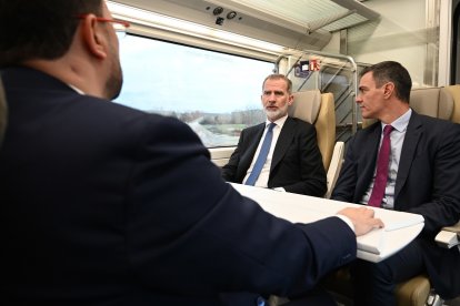 Recorrido del tren a través de la variante de Pajares.- MONCLOA
