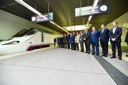 Recorrido del tren a través de la variante de Pajares.- MINISTERIO DE TRANSPORTES