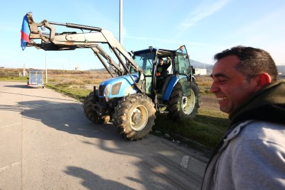 Tractorada en Ponferrada. -ICAL