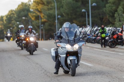 Concentración motera de 'La Leyenda' en Segovia.- ICAL