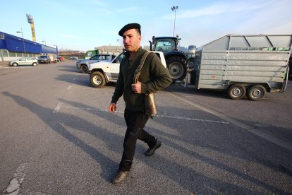 Tractorada en Ponferrada. -ICAL