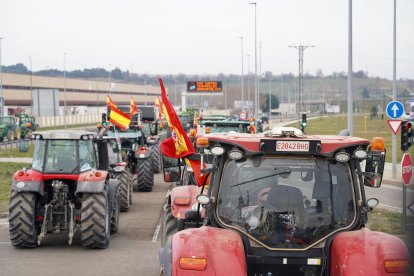 Tractorada en Valladolid. -ICAL