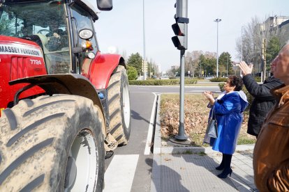 Tractorada en Valladolid. -ICAL