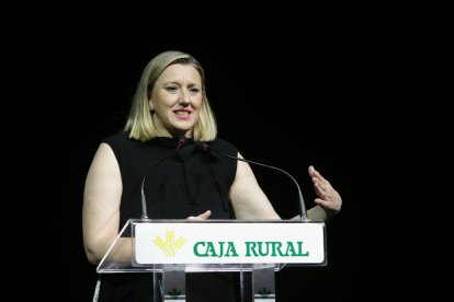 Acto de homenaje a Cipriano García por sus 50 años en la Caja Rural de Zamora.-ICAL