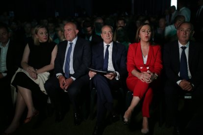 Acto de homenaje a Cipriano García por sus 50 años en la Caja Rural de Zamora.-ICAL