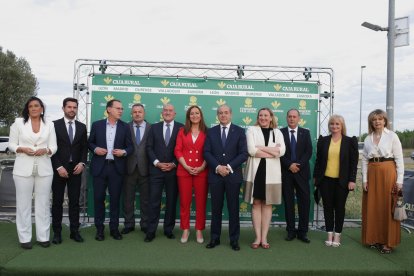Acto de homenaje a Cipriano García por sus 50 años en la Caja Rural de Zamora.-ICAL