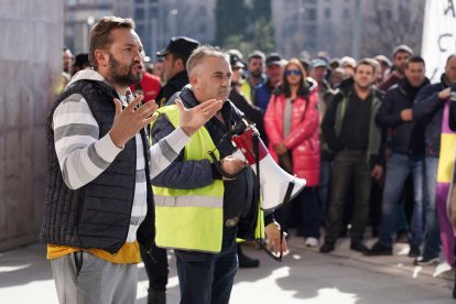 Tractorada en León. -ICAL