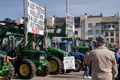 Tractorada en León. -ICAL
