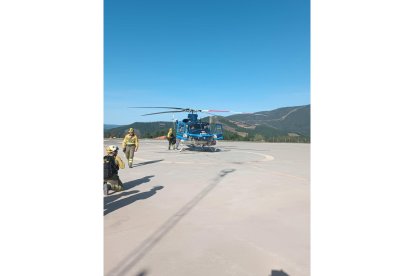 Incendio en Candelario en Salamanca.-ATBRIF
