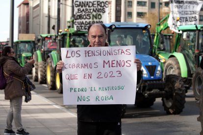 Tractorada en León. -ICAL