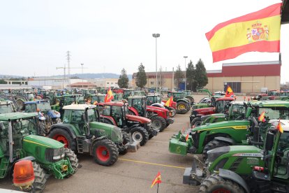 Tractorada en Palencia. -ICAL
